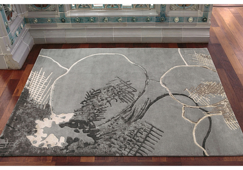 Tapis design tibétain Anny noué à la main