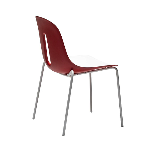 Gotham S rood/witte stoel (set van 2)