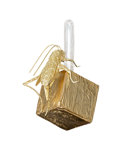 Geode filigree krekel kleine wandlamp