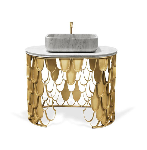 Meuble de salle de bain simple Carp