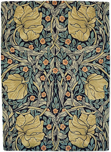 Pimpernel indigo wollen vloerkleed