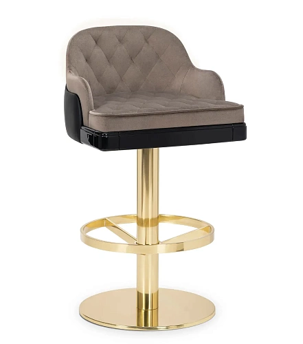 Chaise de bar pivotante Regal