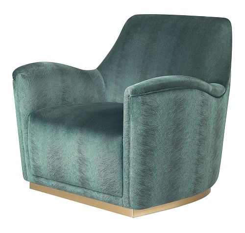 Fauteuil sarcelle Jacob