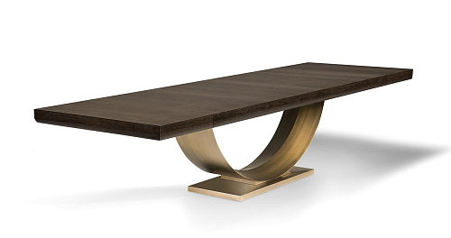 Bronzen boog uitschuifbare tafel 240/340 cm