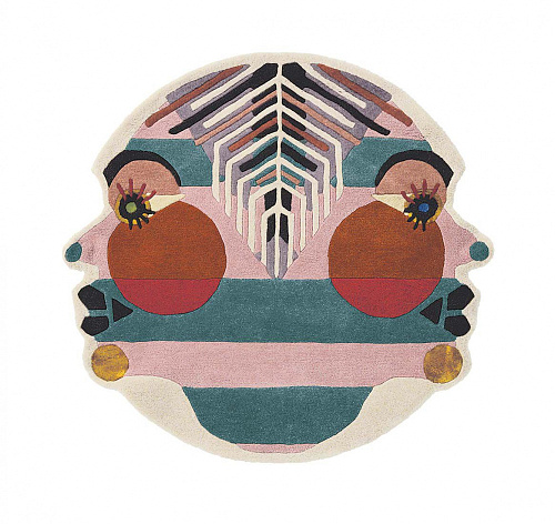 Tapis rond Zodiac Gémeaux