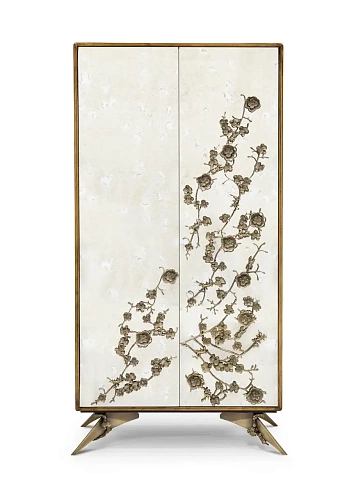 Mirage verouderde spiegel armoire