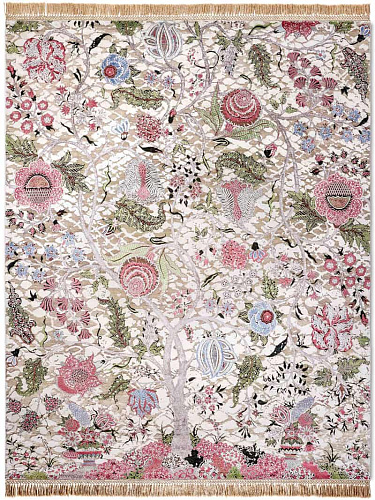Tapis de luxe fait main Colorful