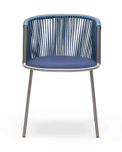 Millie SP blauwe tuinstoel