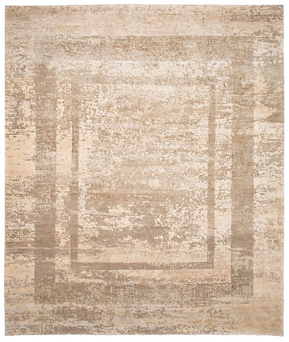 Tapis Artwork 27 triple bordure inversée crème