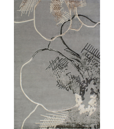 Tapis design tibétain Anny noué à la main