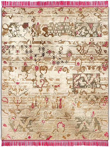 Tapis de luxe noué à la main Dragon