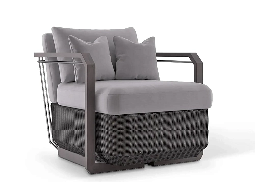 Fauteuil de jardin Heritage gris