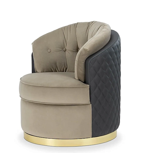 Fauteuil pivotant de luxe