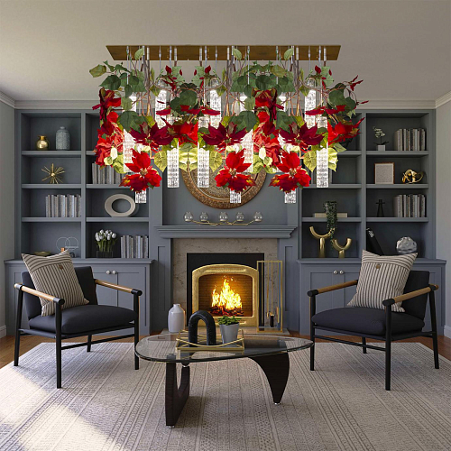 Poinsettia kroonluchter