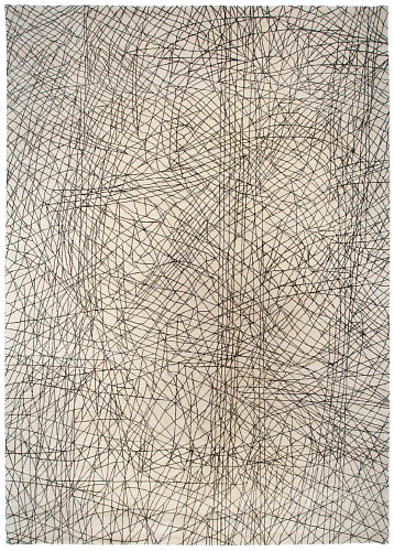 Tapis design tissé main Tarassaco
