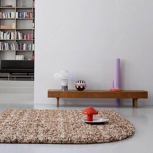 Dots hoogpolig vloerkleed