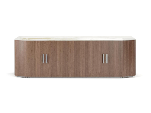 Bruce houten en marmeren dressoir