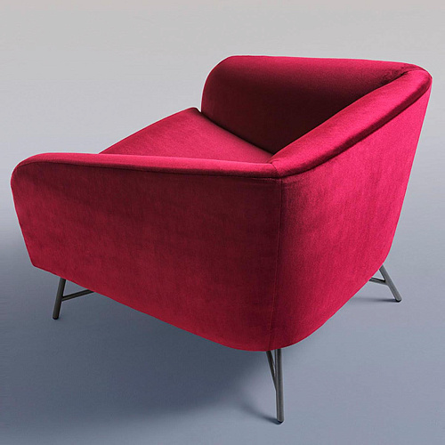 Betty bordeaux fauteuil