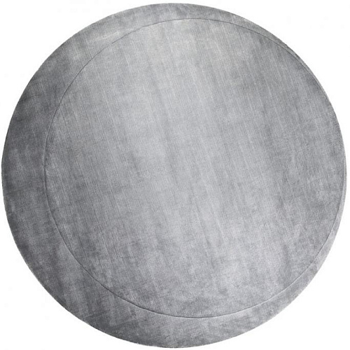 Tapis Luna rond gris