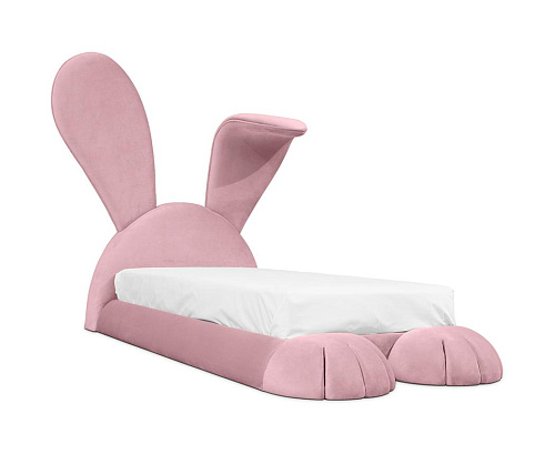 Knuffelig konijn hol bed