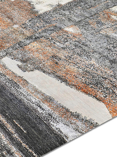 Copper luxe vloerkleed