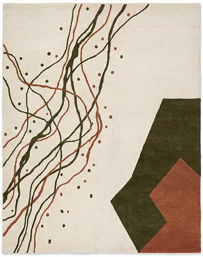 Calligraphic Paths vloerkleed