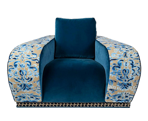 Fauteuil à motifs Firenze