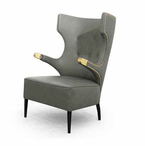 Fauteuil wing à dossier haut