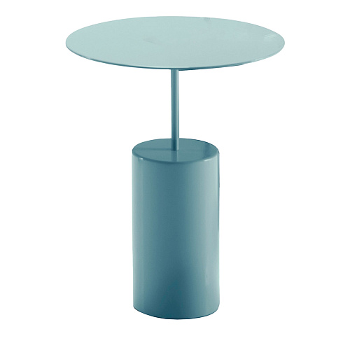 Table d’appoint ronde Cocktail aquamarine