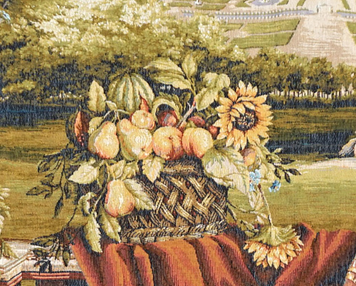 Tapisserie murale Terrasse au château