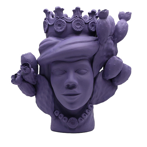 Sculpture violette Moorkop