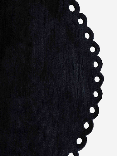 Tapis ovale tissé main Lace With A Carpet Face