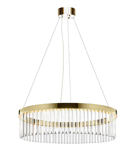 Lustre anneau doré