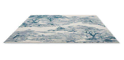 Tapis Landscape bleu clair