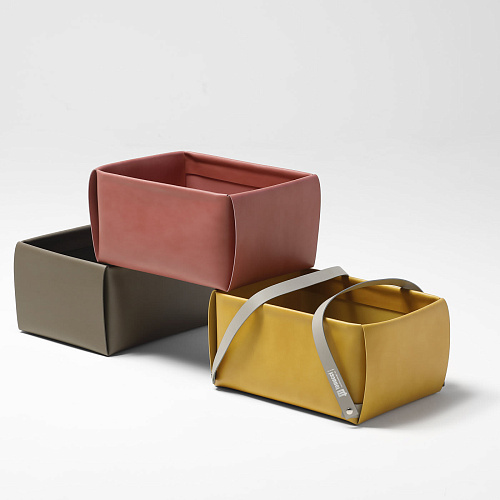 Panier en cuir Lullabao