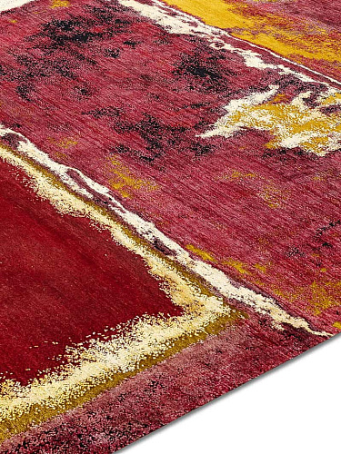 Tapis de luxe fait main Blood Moon