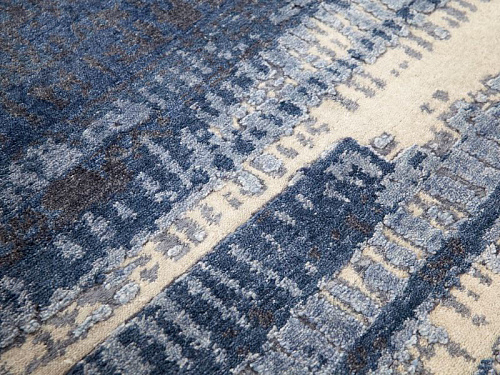 Tapis tibétain noué à la main