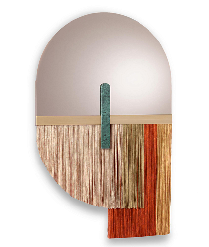 Souk Red decoratieve wandspiegel