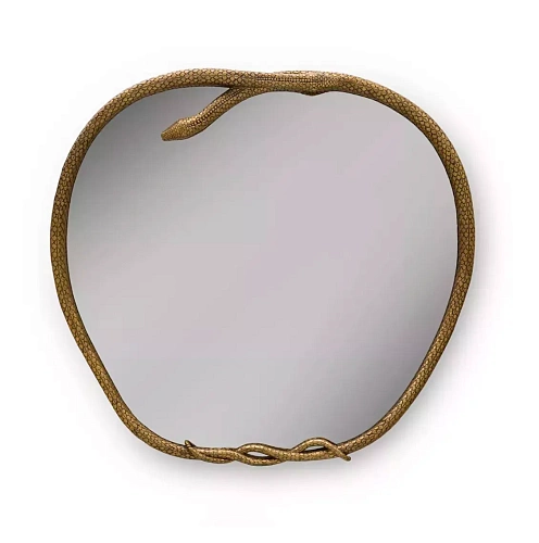 Miroir mural Serpentine en forme de pomme