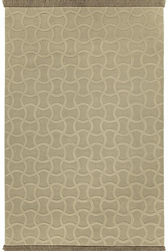 Tapis tufté main taupe