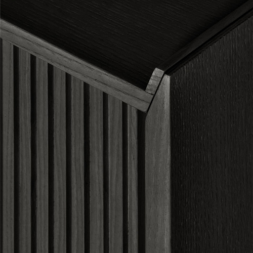 Sipario hoog zwart 2-deurs dressoir