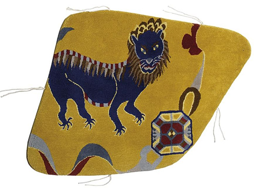 Tapis design tissé main Geo Art Nepal