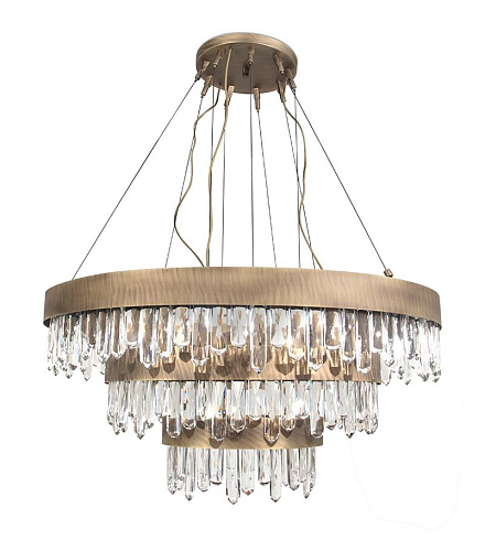 Lustre cascades en laiton