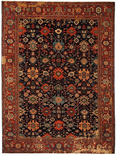 Tapis en soie Bidjar Kingscross Little Rocked or