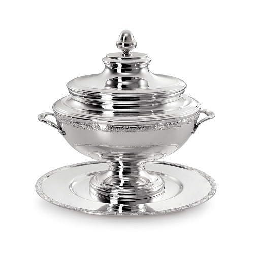 Royal zilveren soepterrine