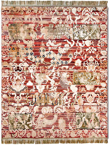 Tapis de luxe noué à la main Dragon