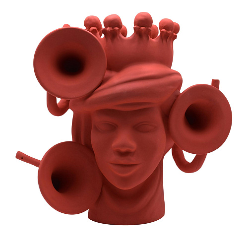 Moorkop handgemaakte sculptuur
