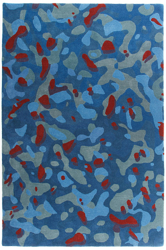 Tapis design Camouflage Macro brun