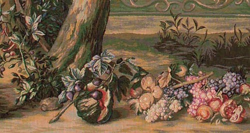 Tapisserie murale Verdure fontaine