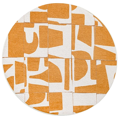 String rond vloerkleed